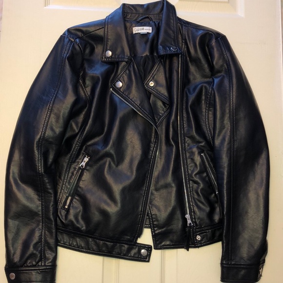 Black Leather Jacket - Picture 1 of 2